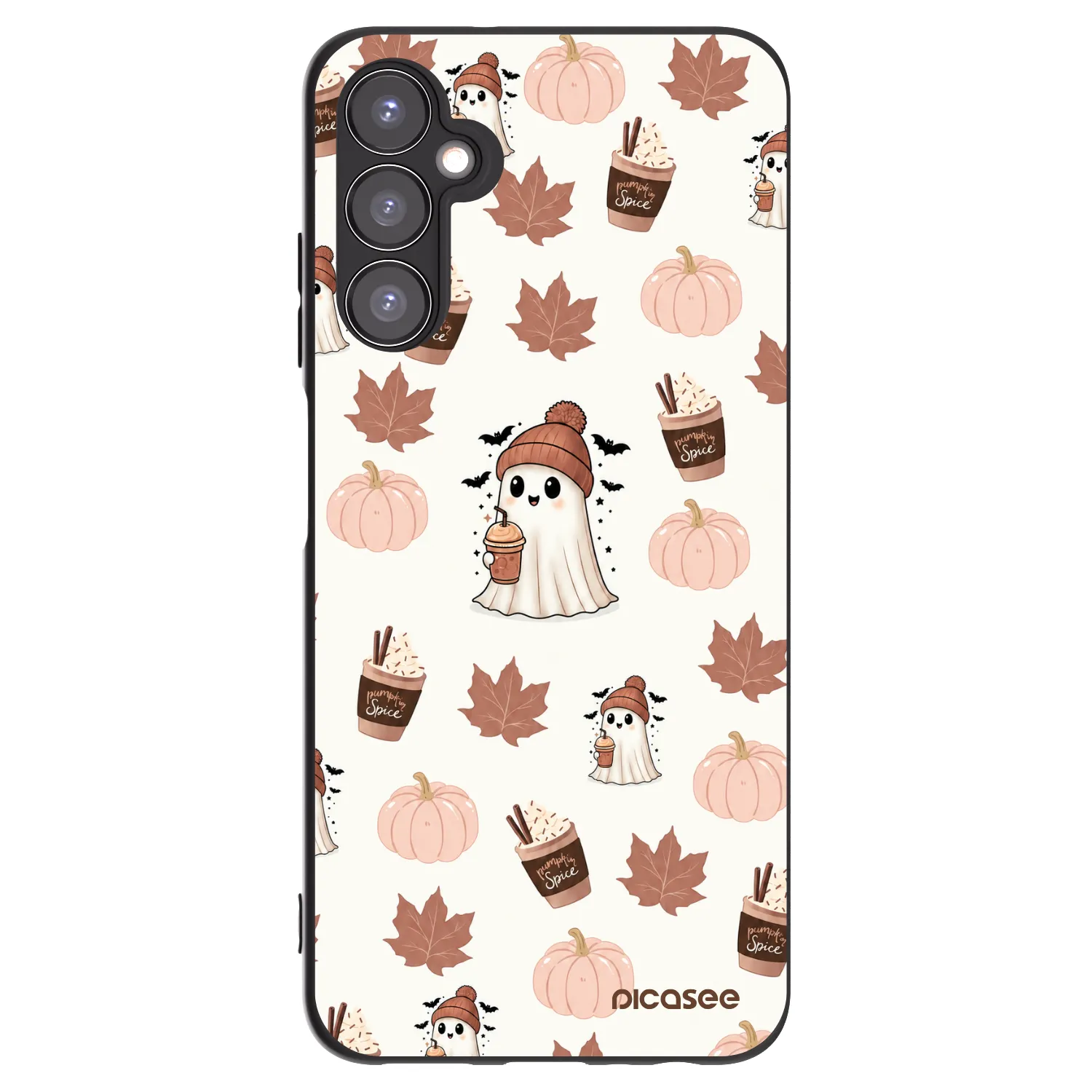 Picasee fekete szilikon tok az alábbi mobiltelefonokra Samsung Galaxy A05s A057G - Pumpkin spice