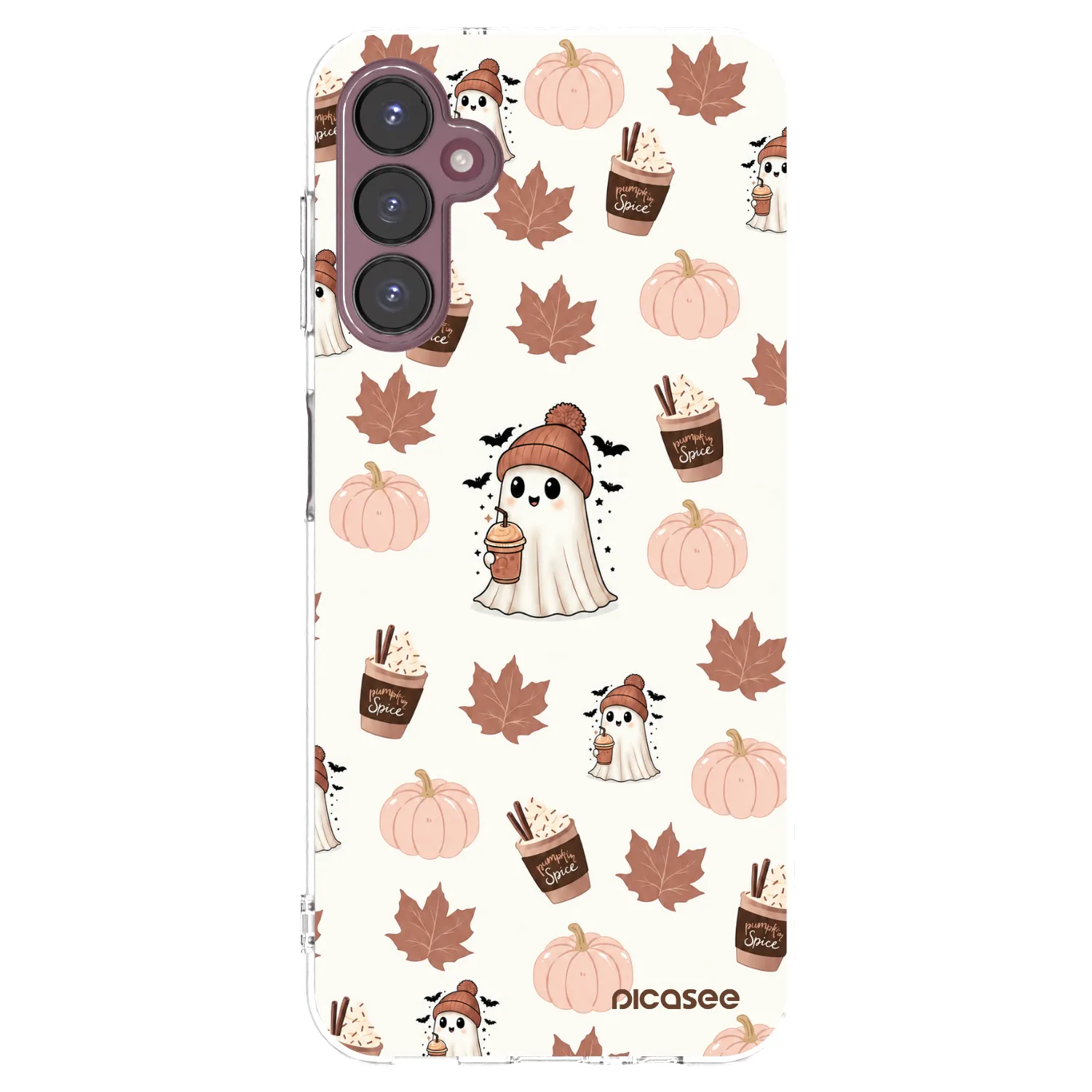 Picasee átlátszó szilikon tok az alábbi mobiltelefonokra Samsung Galaxy A05s A057G - Pumpkin spice