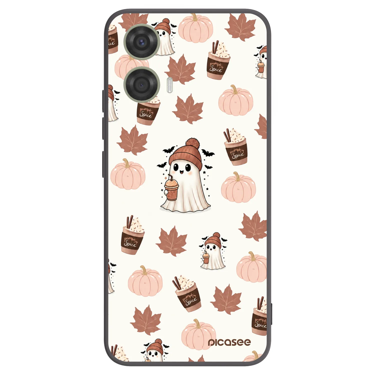 Picasee fekete szilikon tok az alábbi mobiltelefonokra Motorola Moto G24 - Pumpkin spice