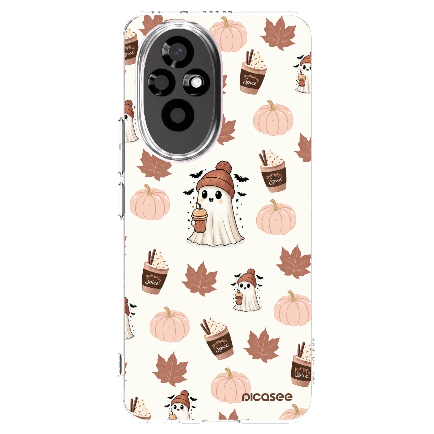Picasee átlátszó szilikon tok az alábbi mobiltelefonokra Honor 200 5G - Pumpkin spice