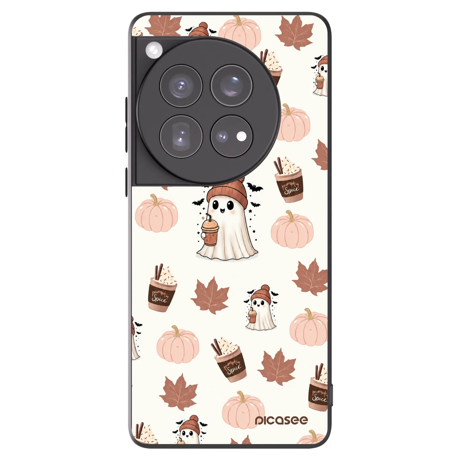 Picasee fekete szilikon tok az alábbi mobiltelefonokra OnePlus 12 5G - Pumpkin spice