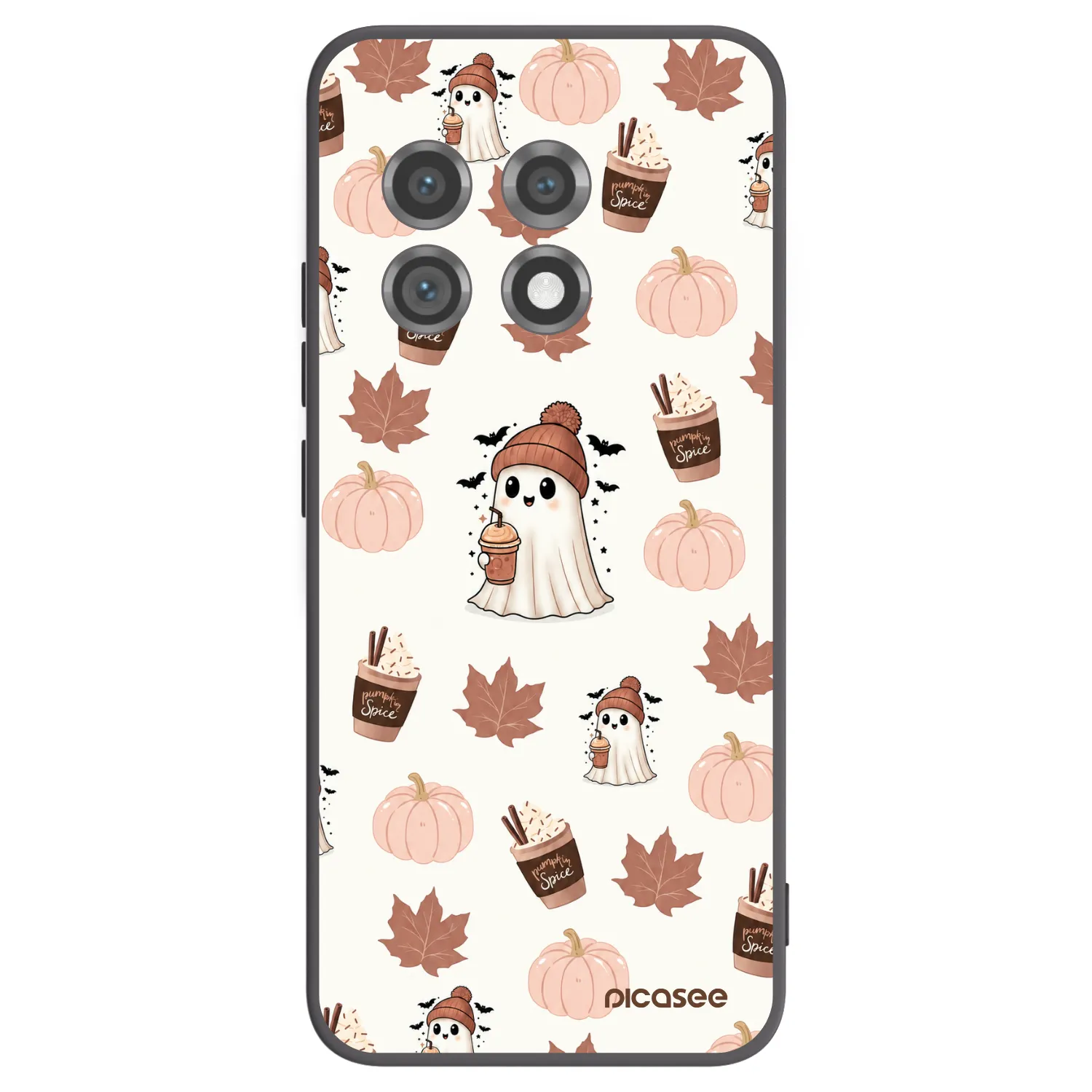 Picasee fekete szilikon tok az alábbi mobiltelefonokra OnePlus 11 5G - Pumpkin spice