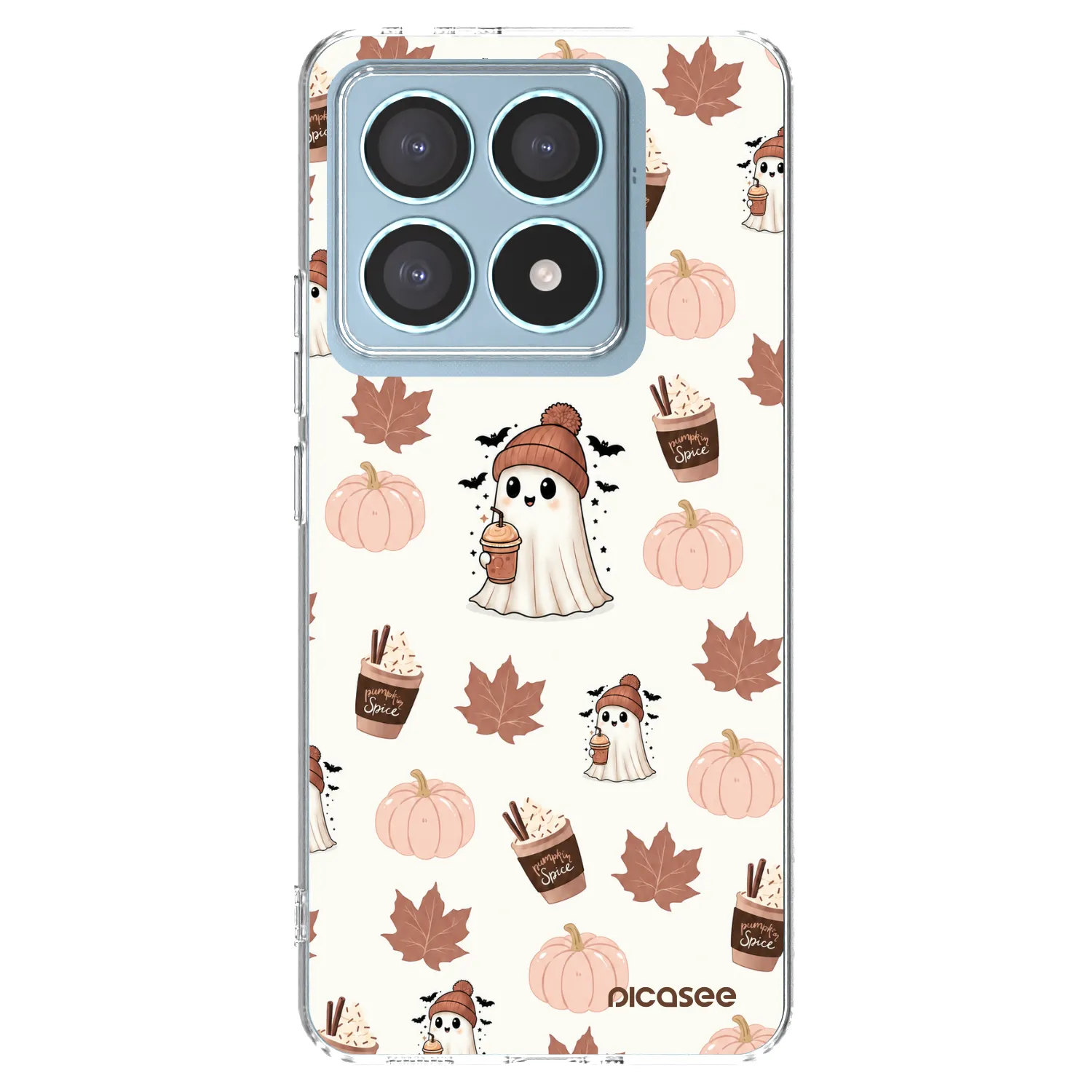 Picasee átlátszó szilikon tok az alábbi mobiltelefonokra Xiaomi 14T Pro - Pumpkin spice