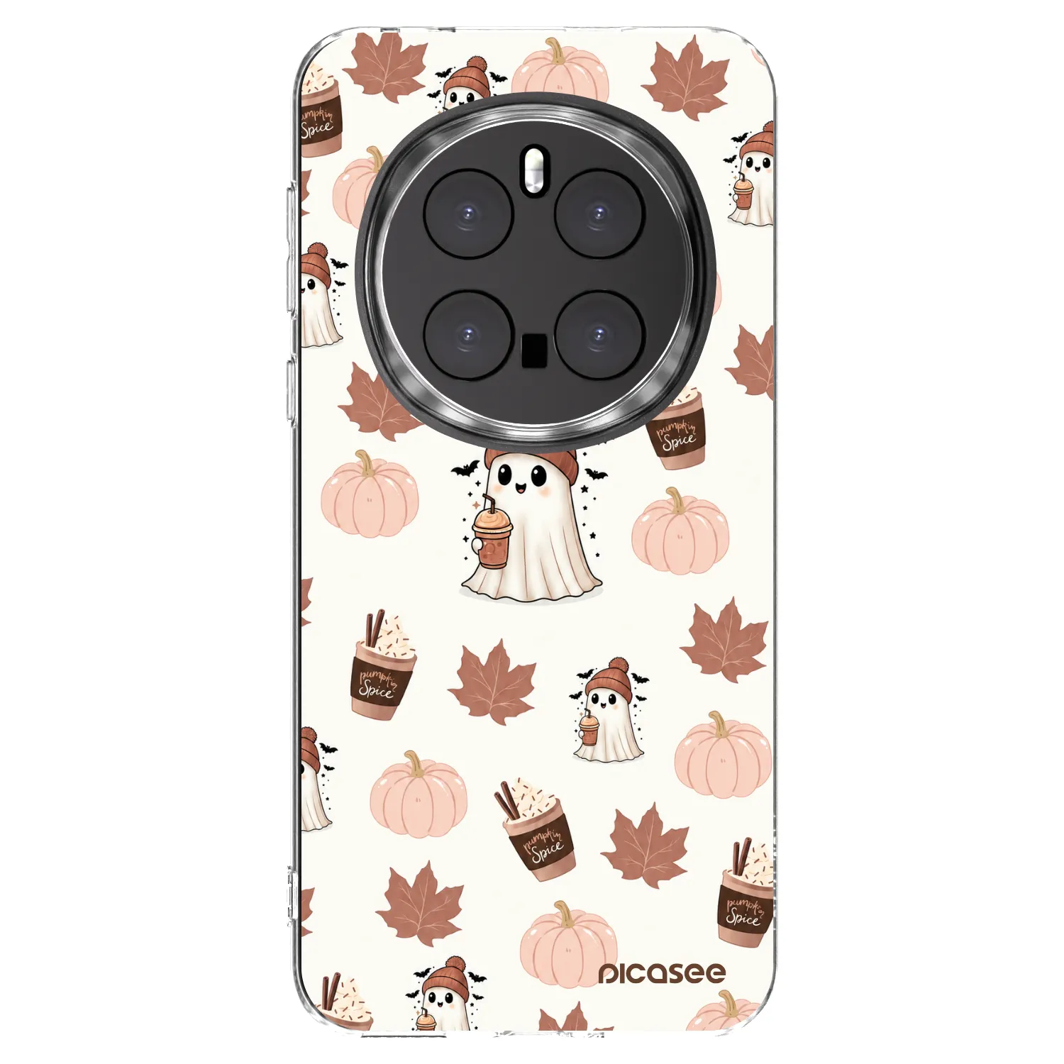 Picasee átlátszó szilikon tok az alábbi mobiltelefonokra Honor Magic7 Pro 5G - Pumpkin spice