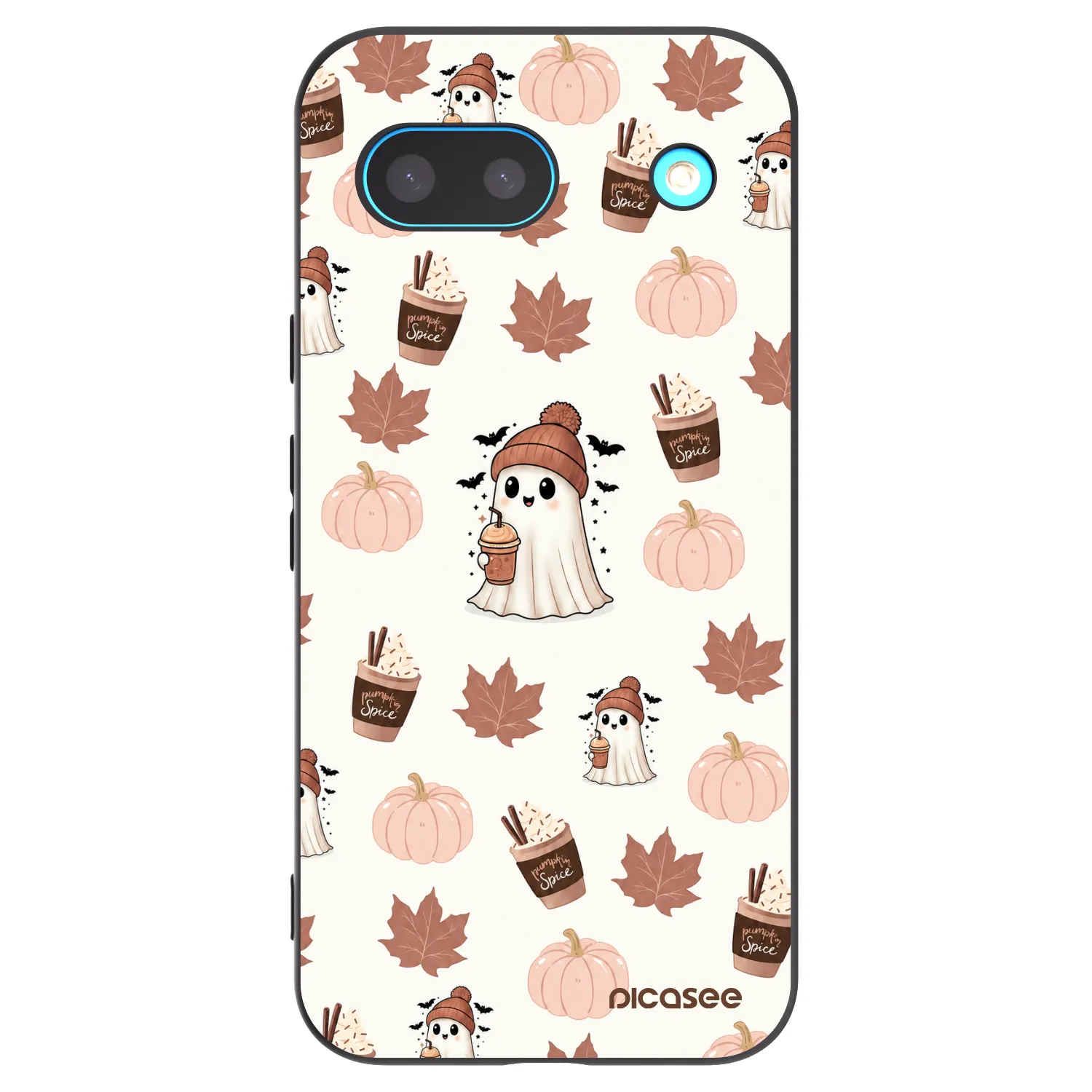 Picasee fekete szilikon tok az alábbi mobiltelefonokra Google Pixel 8 - Pumpkin spice