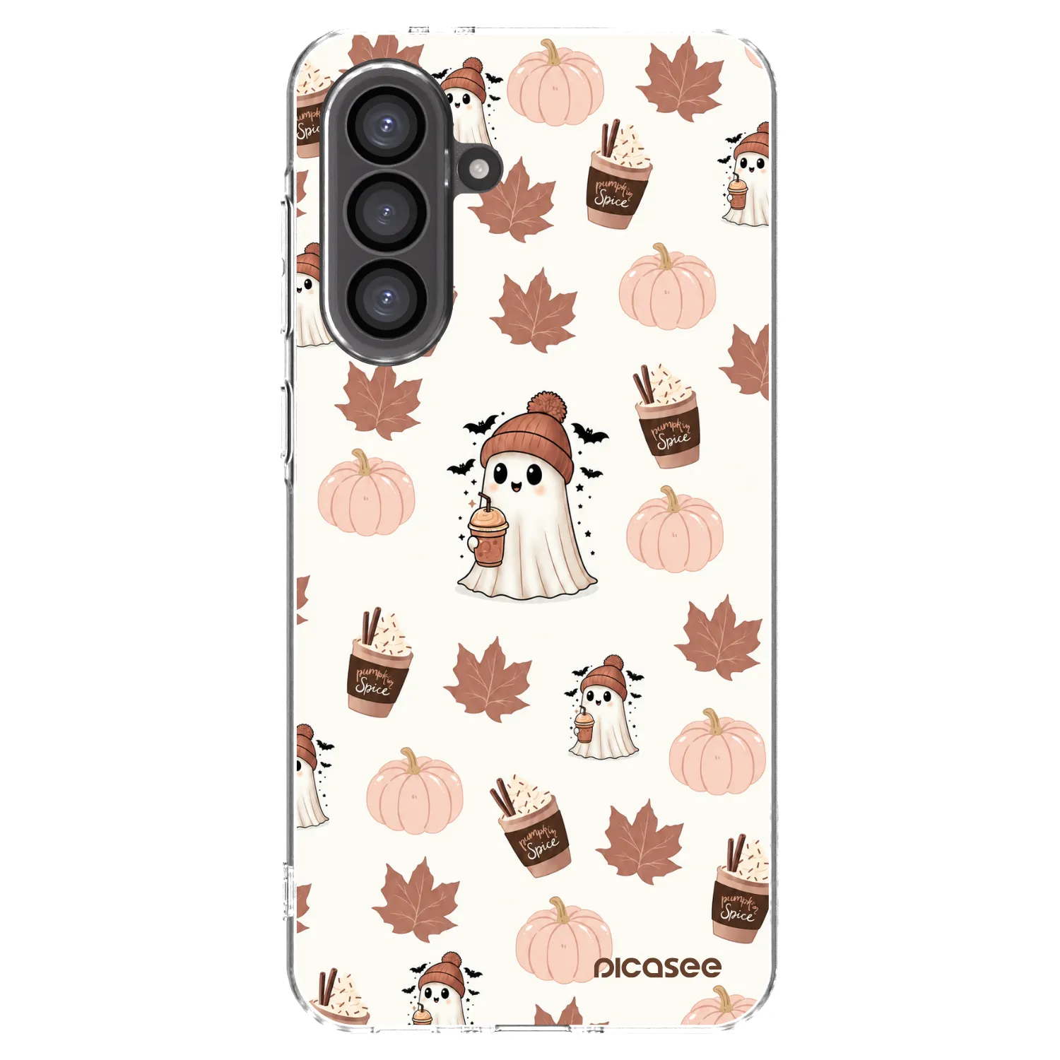 Picasee átlátszó szilikon tok az alábbi mobiltelefonokra Samsung Galaxy A56 5G A566B - Pumpkin spice