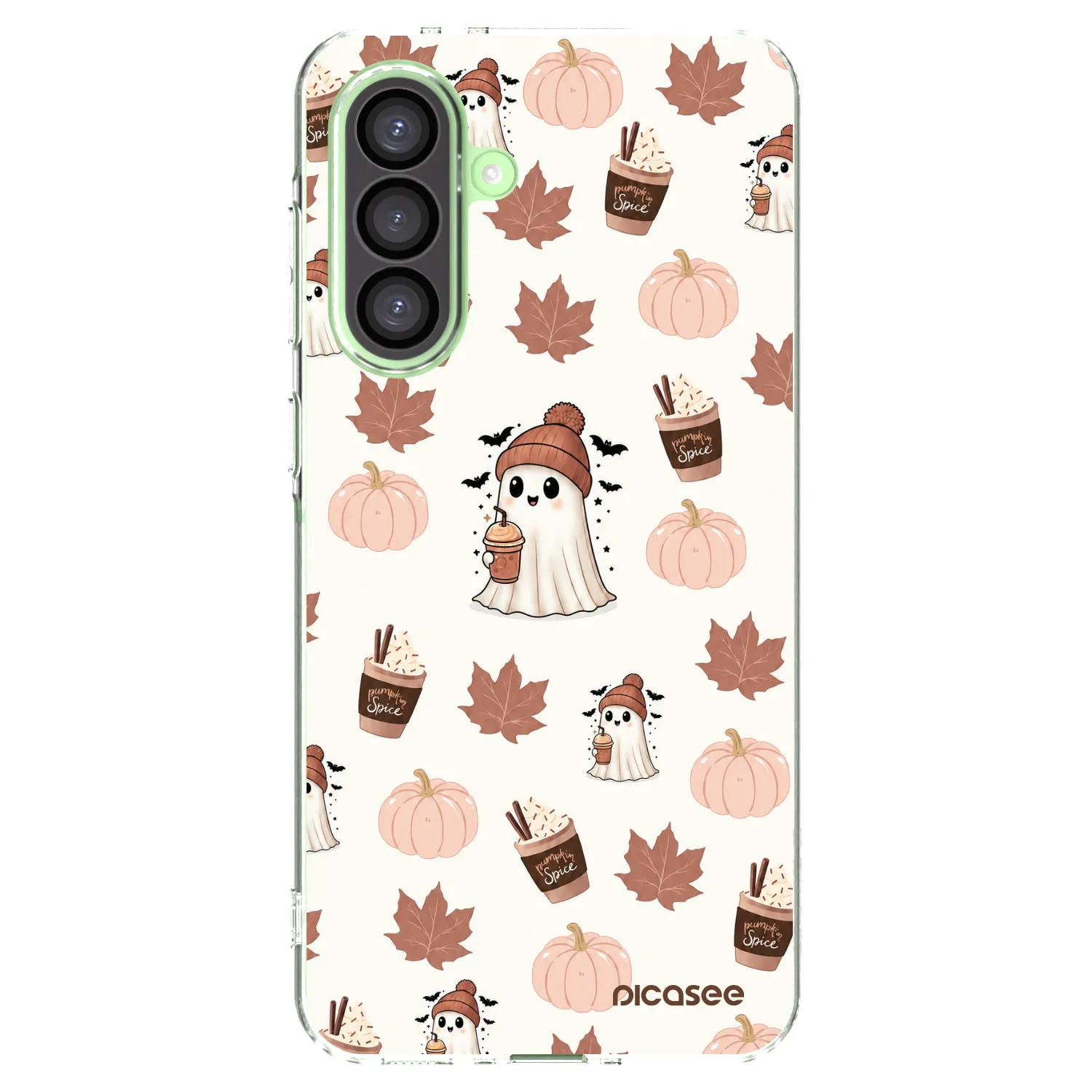 Picasee átlátszó szilikon tok az alábbi mobiltelefonokra Samsung Galaxy A26 5G A266B - Pumpkin spice