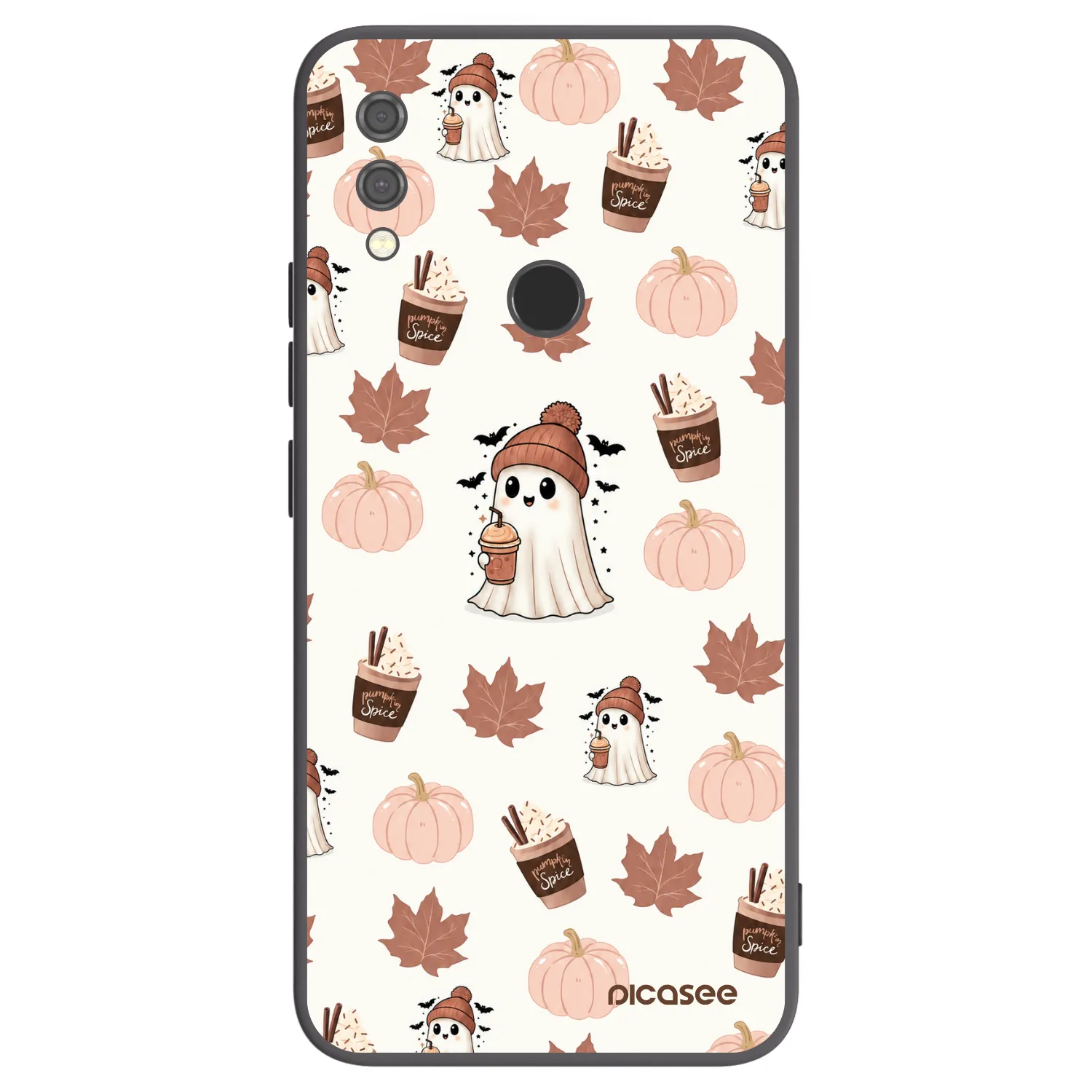 Picasee fekete szilikon tok az alábbi mobiltelefonokra Xiaomi Redmi Note 7 - Pumpkin spice
