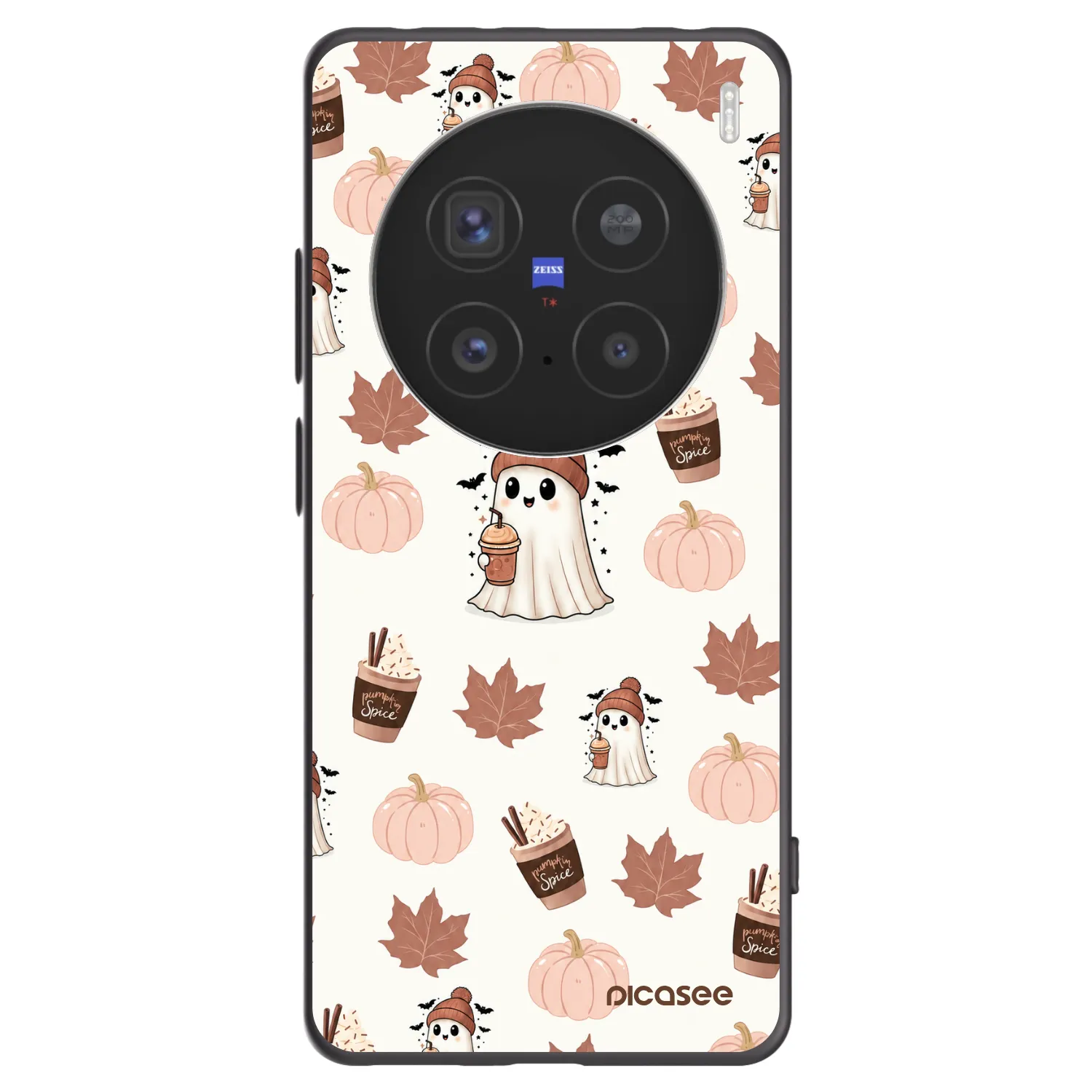 Picasee fekete szilikon tok az alábbi mobiltelefonokra Vivo X200 Pro - Pumpkin spice