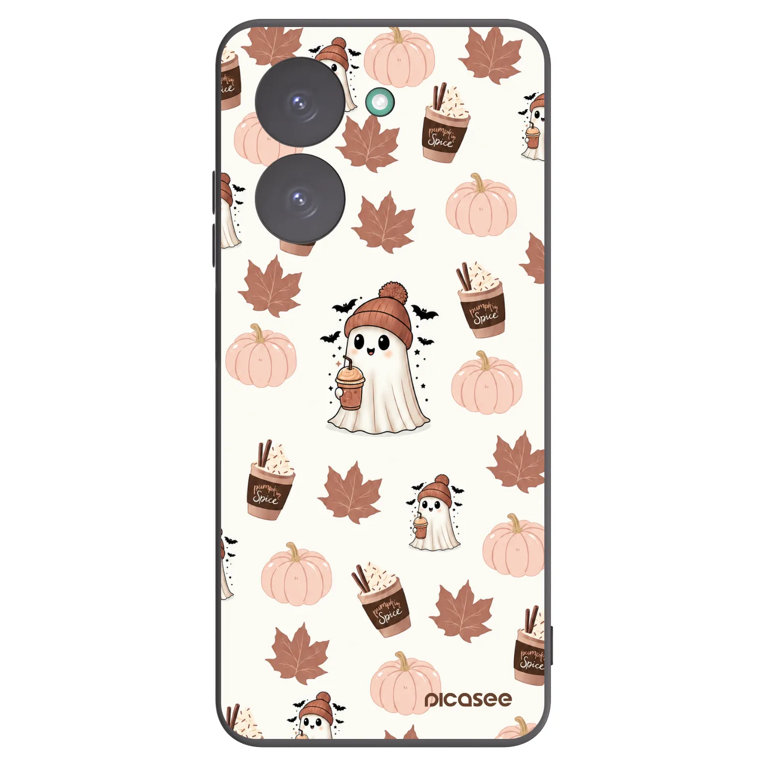 Picasee fekete szilikon tok az alábbi mobiltelefonokra Xiaomi Redmi A5 - Pumpkin spice
