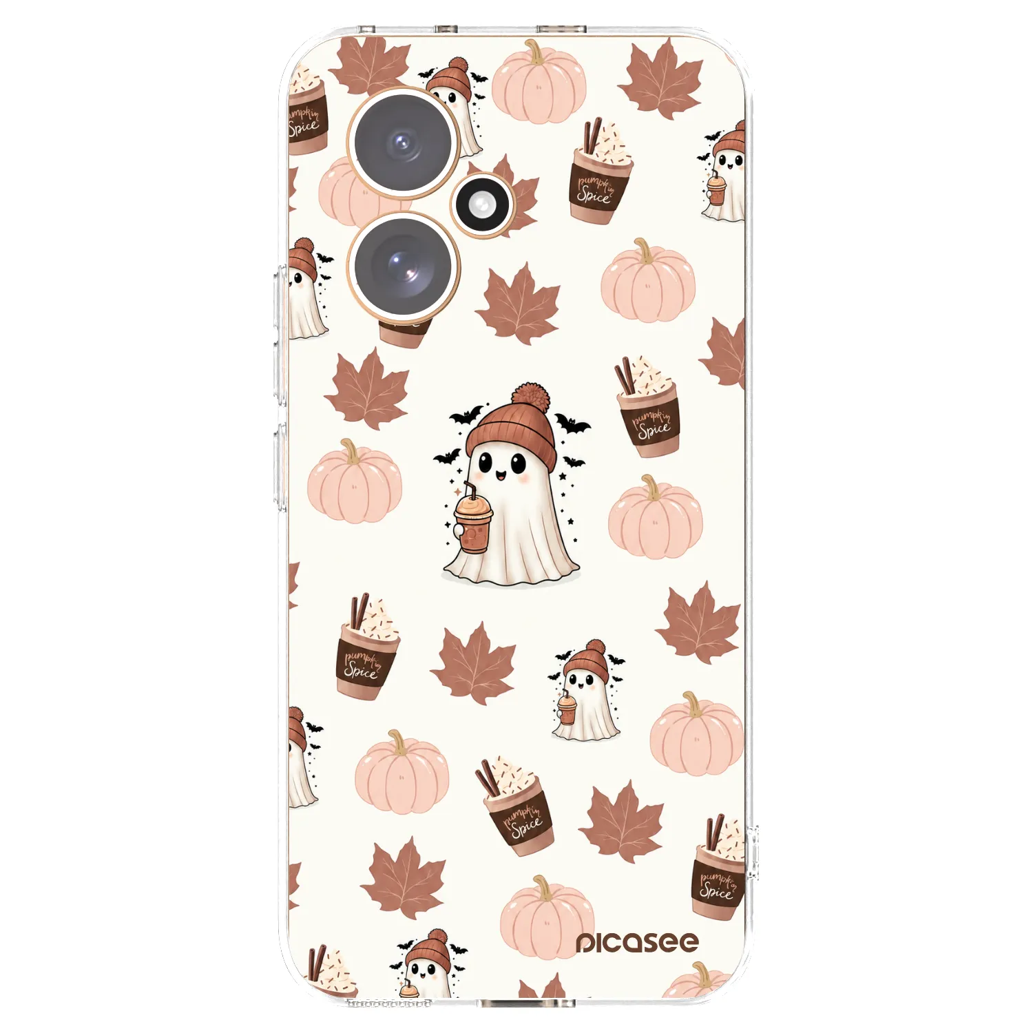 Picasee átlátszó szilikon tok az alábbi mobiltelefonokra Honor 400 5G - Pumpkin spice
