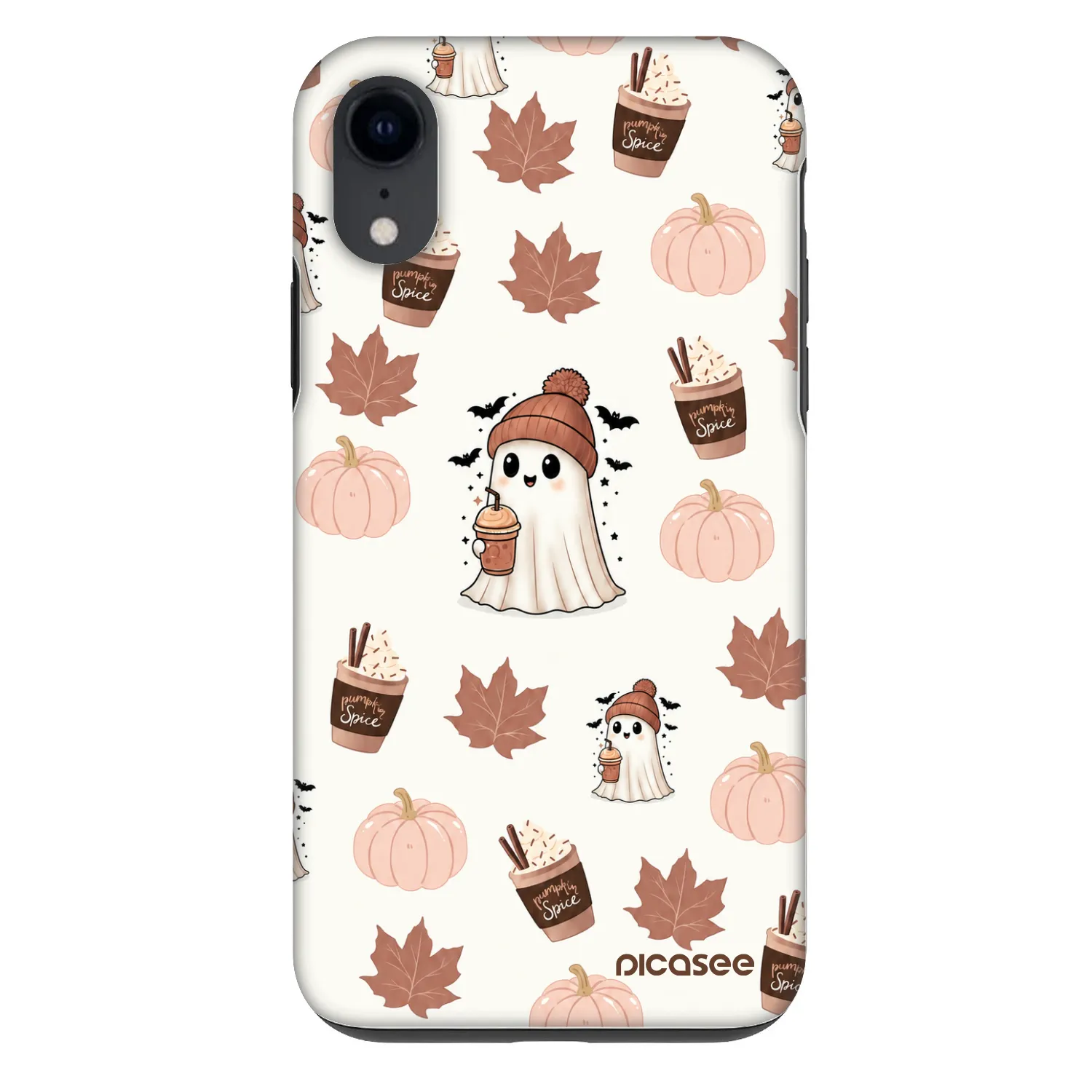 Picasee Fashion Case Apple iPhone XR - Pumpkin spice
