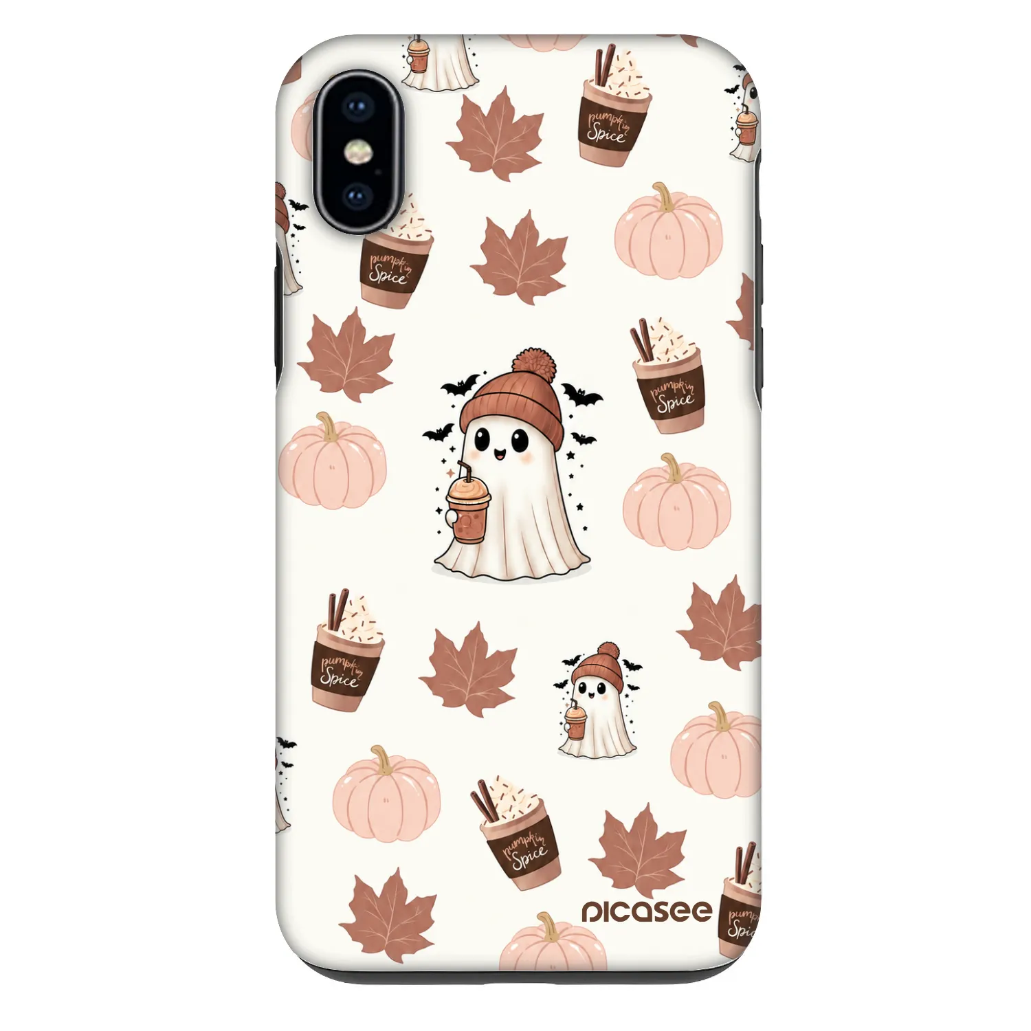 Picasee Fashion Case Apple iPhone XS Max - Pumpkin spice