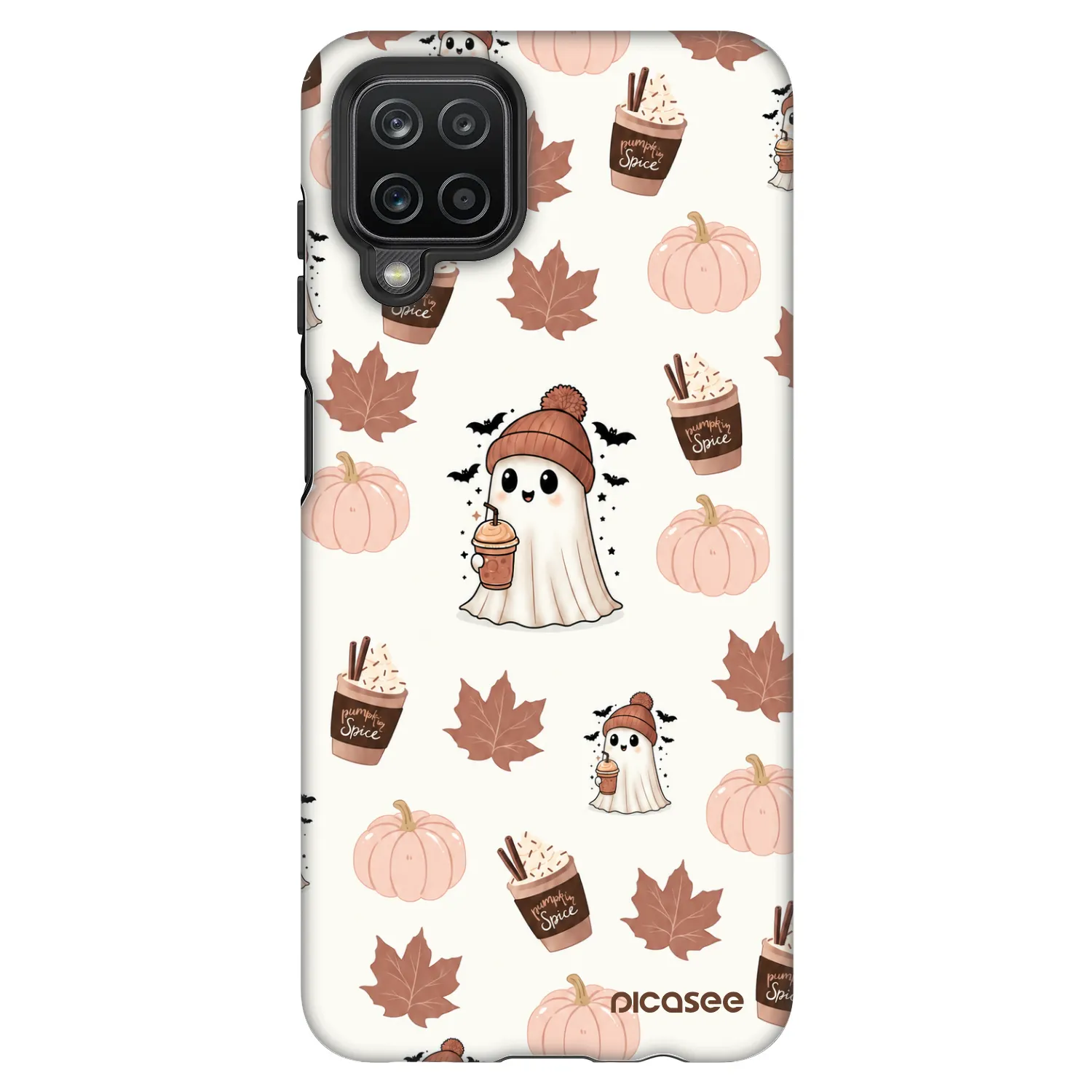 Picasee Fashion Case Samsung Galaxy A12 A125F - Pumpkin spice