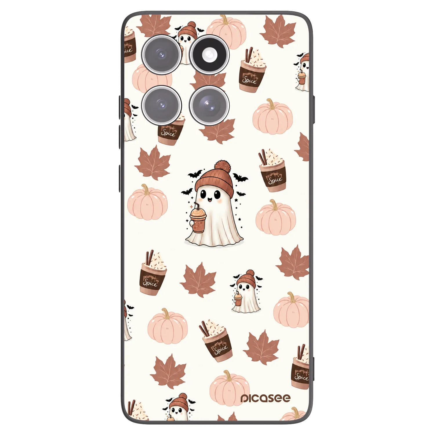 Picasee fekete szilikon tok az alábbi mobiltelefonokra Motorola Edge 60 Pro - Pumpkin spice