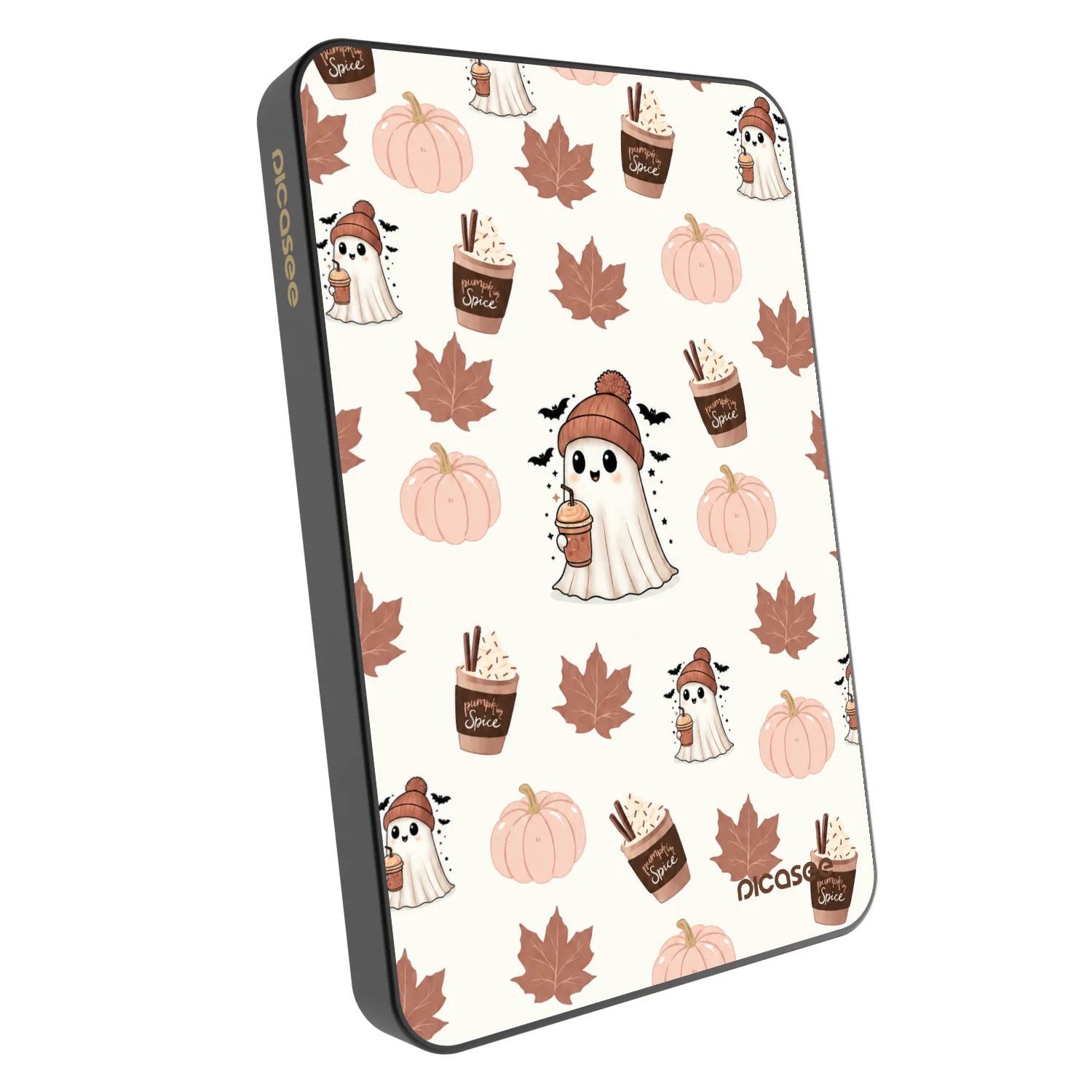 Picasee Powerbank MagSafe 5 000 mAh Szürke - Pumpkin spice