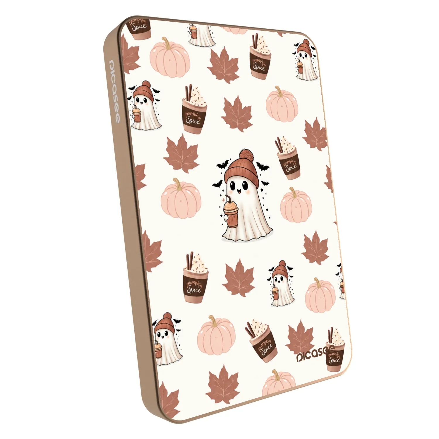 Picasee Powerbank MagSafe 5 000 mAh Aranysárga - Pumpkin spice
