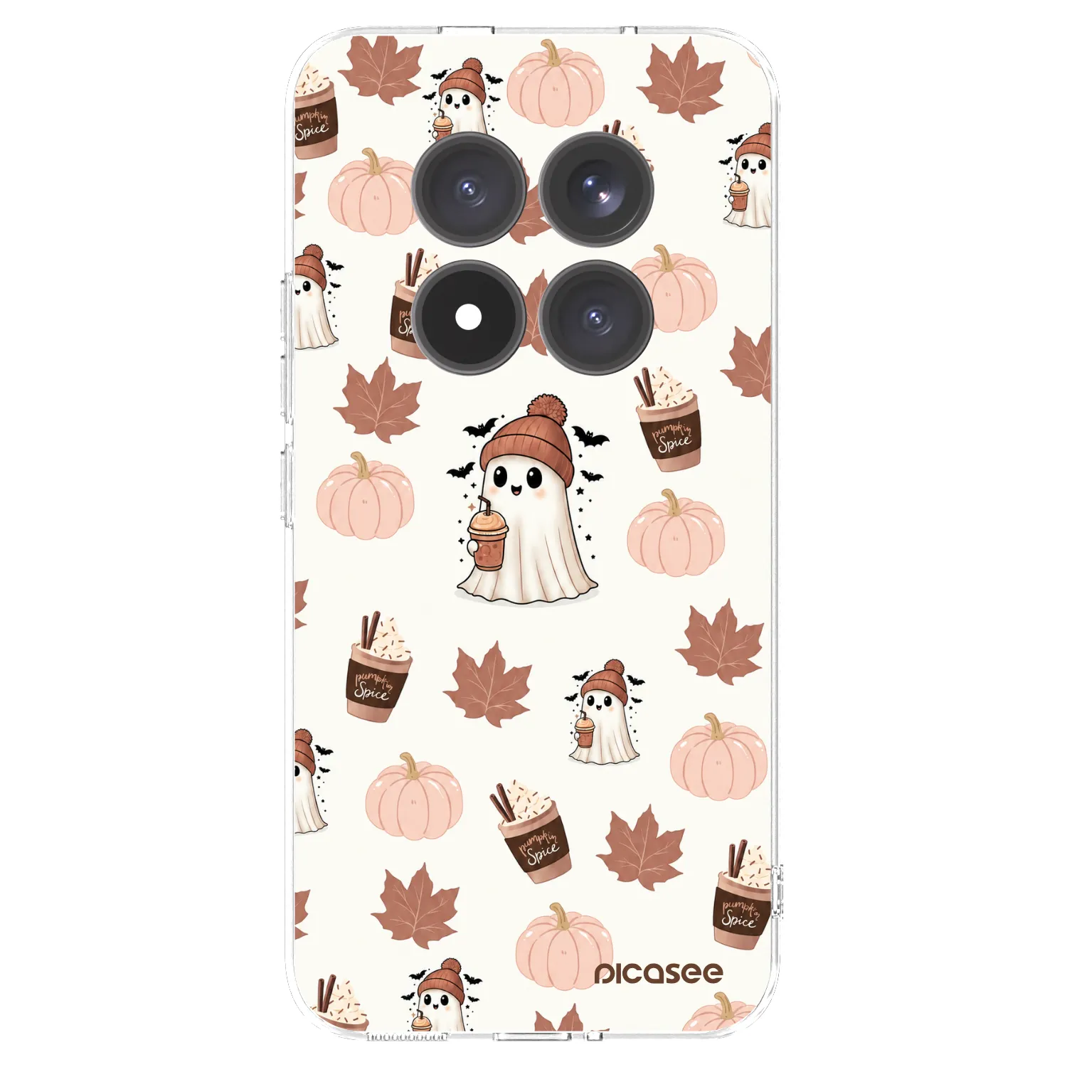 Picasee átlátszó szilikon tok az alábbi mobiltelefonokra Xiaomi Redmi Note 15 Pro+ - Pumpkin spice