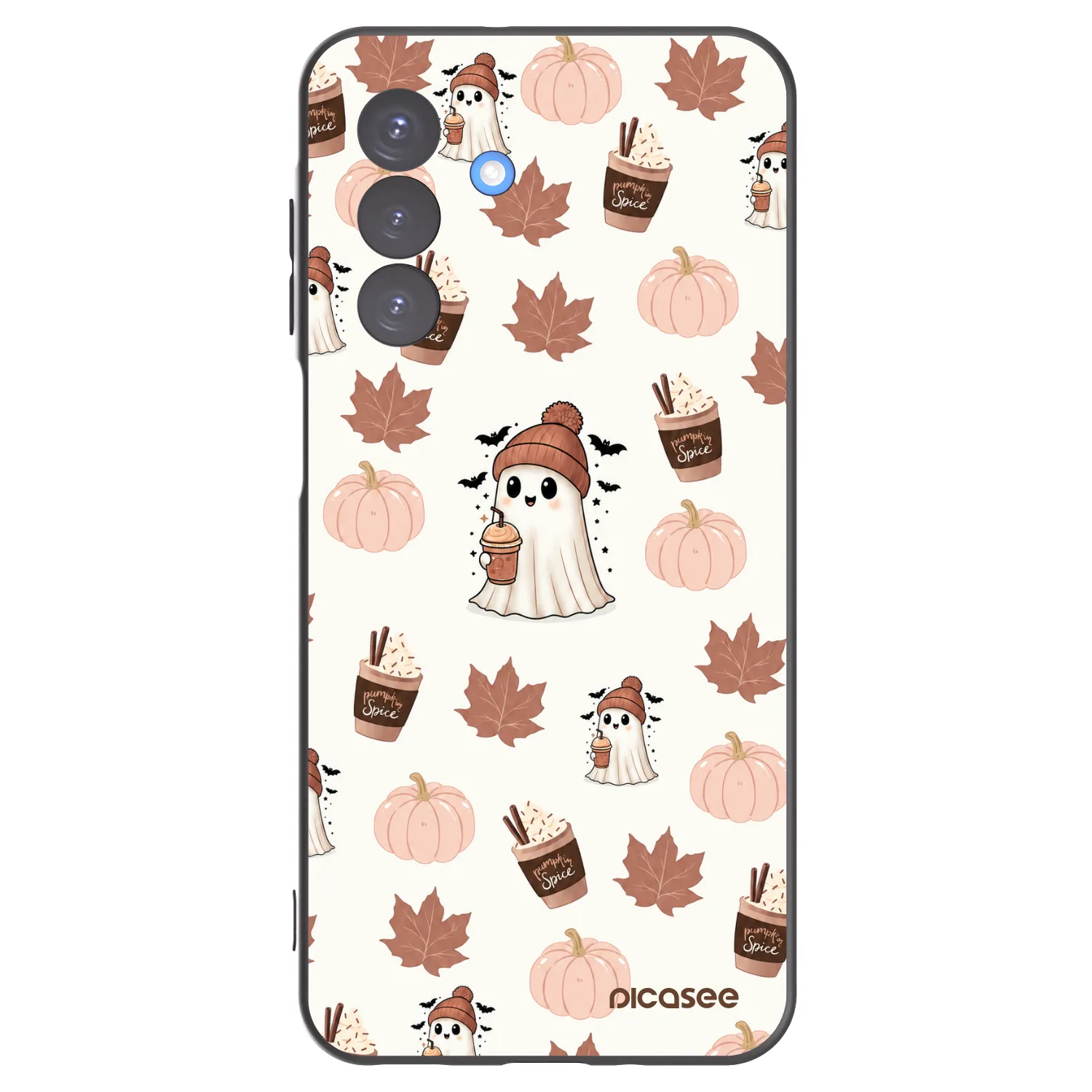 Picasee fekete szilikon tok az alábbi mobiltelefonokra Samsung Galaxy A17 5G - Pumpkin spice