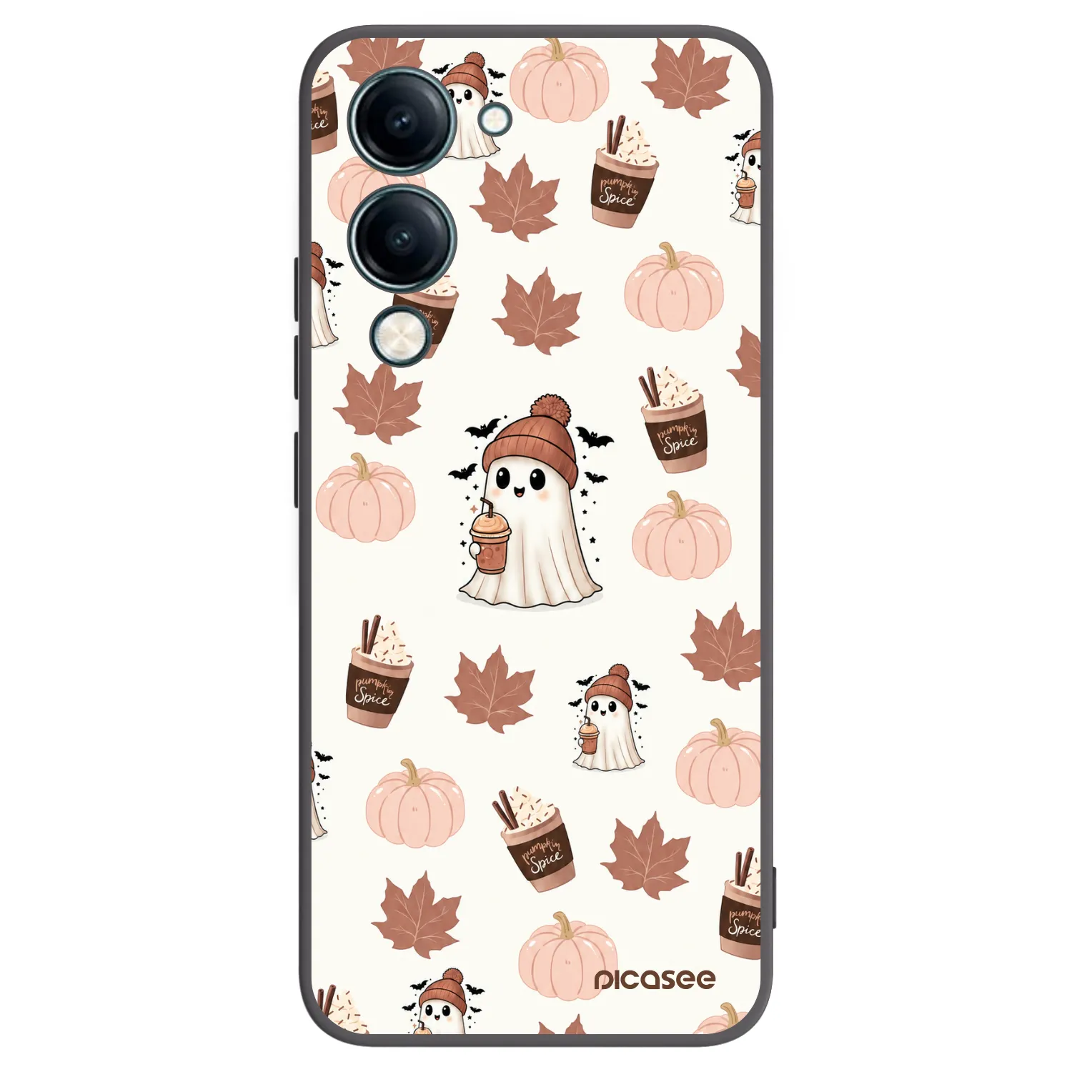 Picasee fekete szilikon tok az alábbi mobiltelefonokra Vivo Y29s 5G - Pumpkin spice