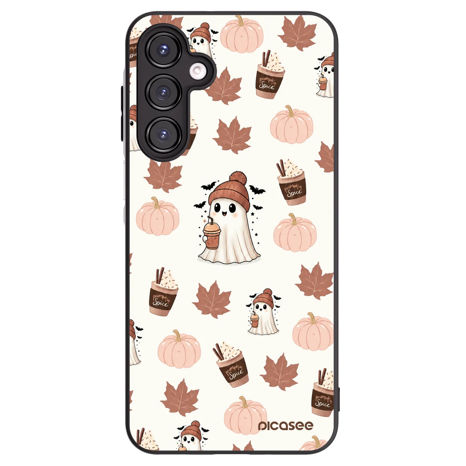 Picasee fekete szilikon tok az alábbi mobiltelefonokra Samsung Galaxy A16 4G - Pumpkin spice