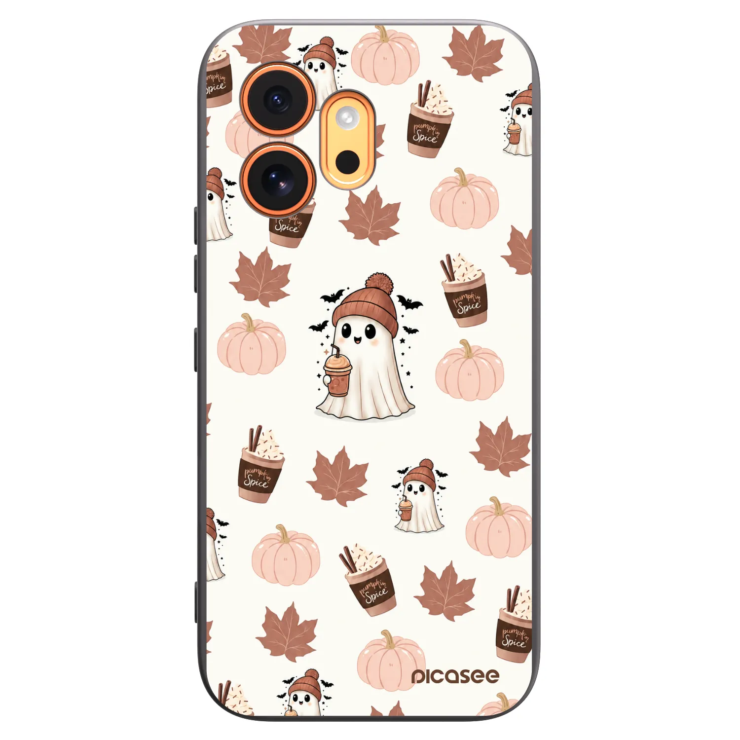 Picasee fekete szilikon tok az alábbi mobiltelefonokra Honor 600 - Pumpkin spice