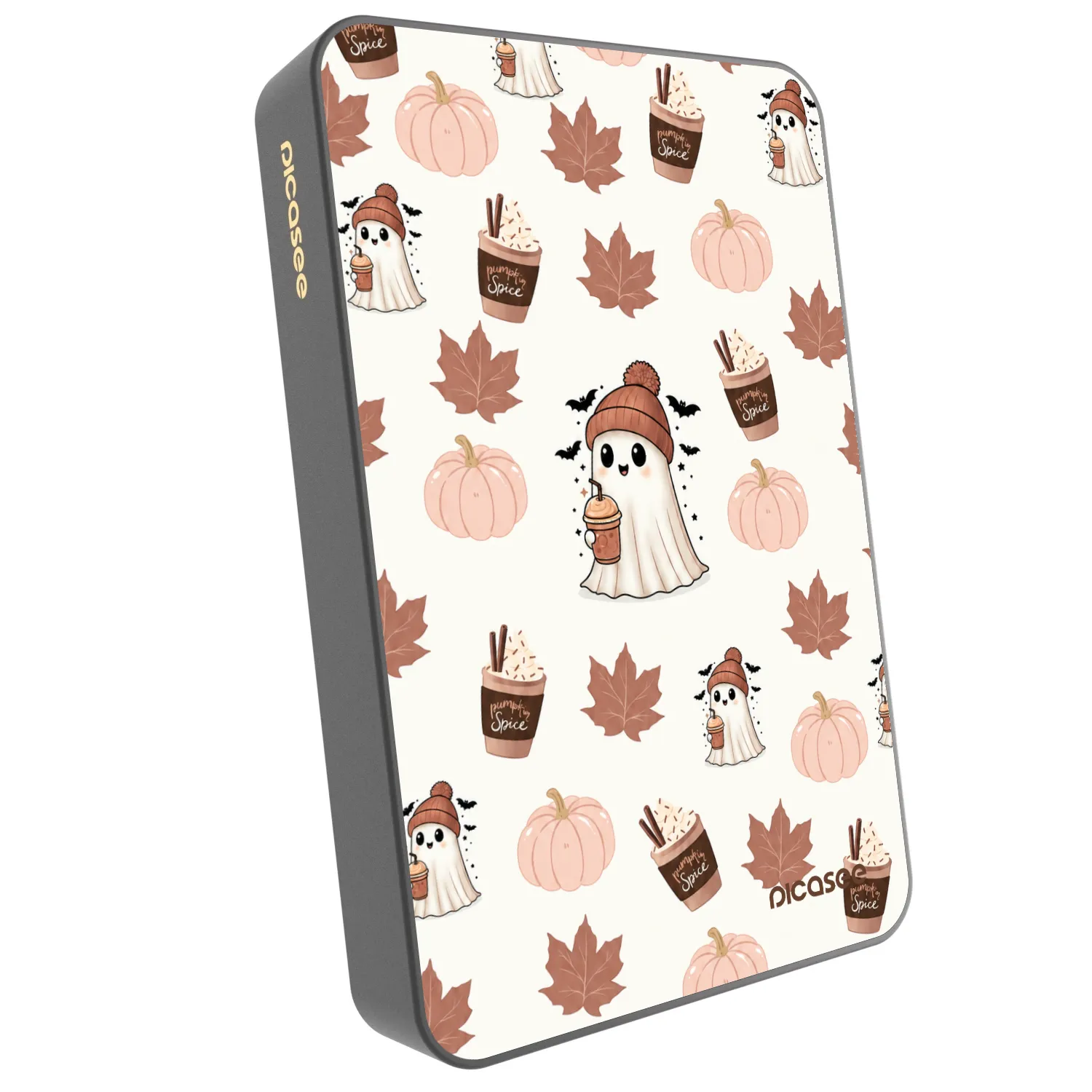 Picasee Powerbank MagSafe 10 000 mAh Szürke - Pumpkin spice