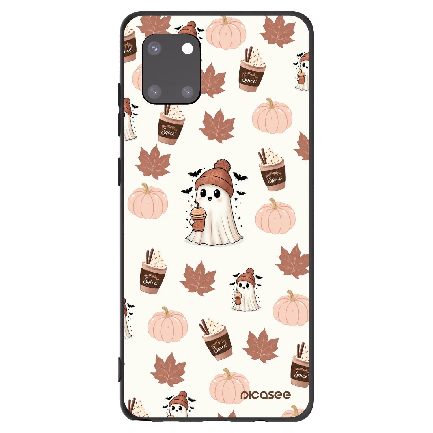 Picasee fekete szilikon tok az alábbi mobiltelefonokra Samsung Galaxy Note 10 Lite N770F - Pumpkin spice