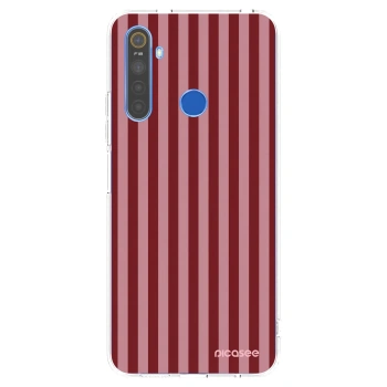 Picasee átlátszó szilikon tok az alábbi mobiltelefonokra Realme 5 - Dawn