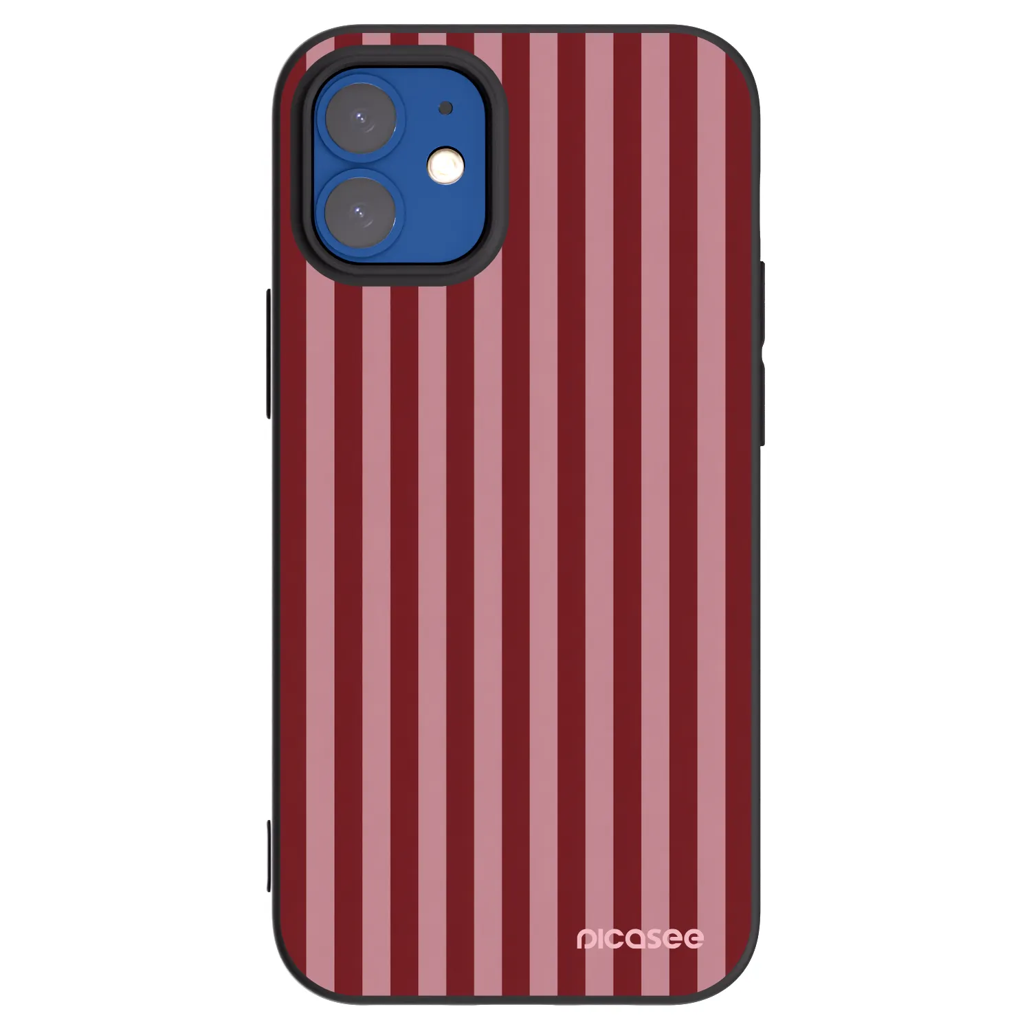 Picasee fekete szilikon tok az alábbi mobiltelefonokra Apple iPhone 12 mini - Dawn