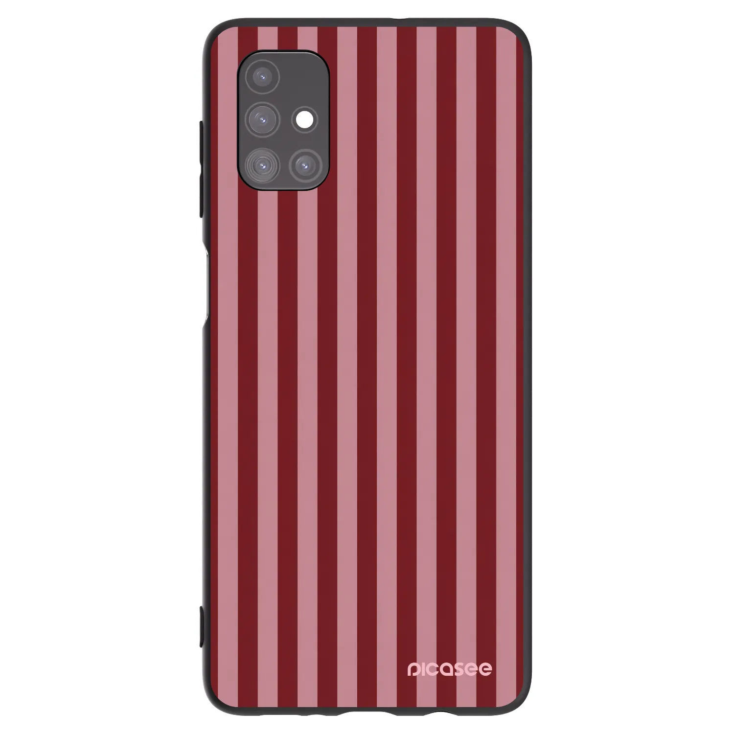 Picasee fekete szilikon tok az alábbi mobiltelefonokra Samsung Galaxy M51 M515F - Dawn
