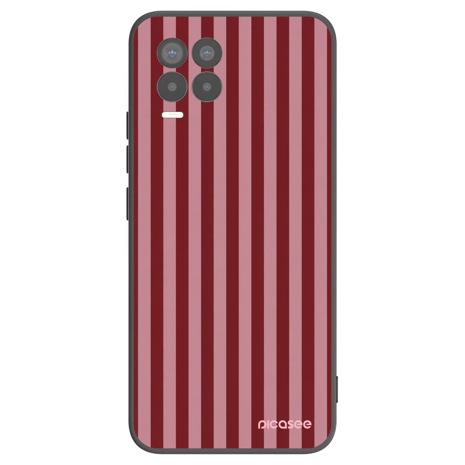 Picasee fekete szilikon tok az alábbi mobiltelefonokra Realme 8 Pro - Dawn