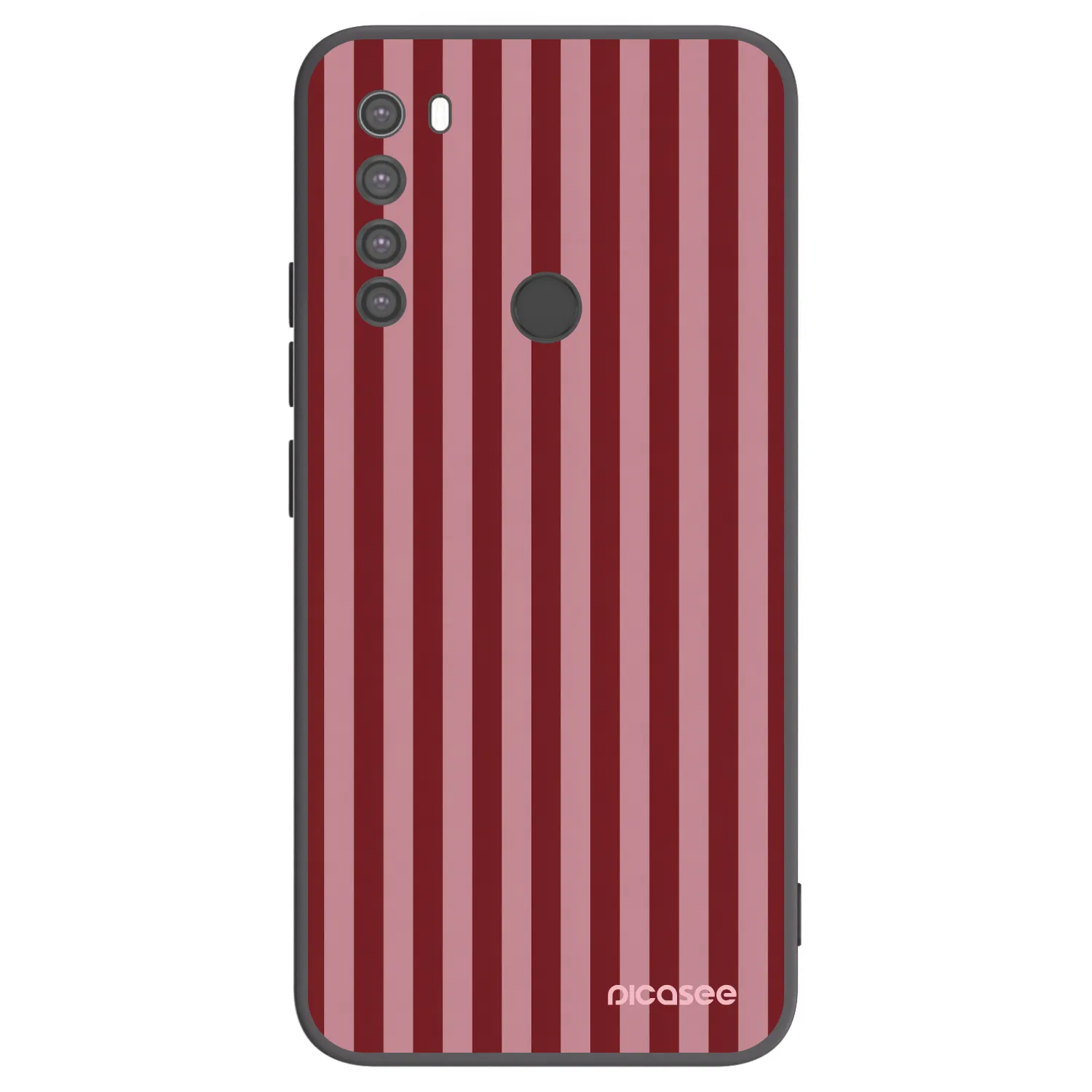 Picasee fekete szilikon tok az alábbi mobiltelefonokra Xiaomi Redmi Note 8 - Dawn