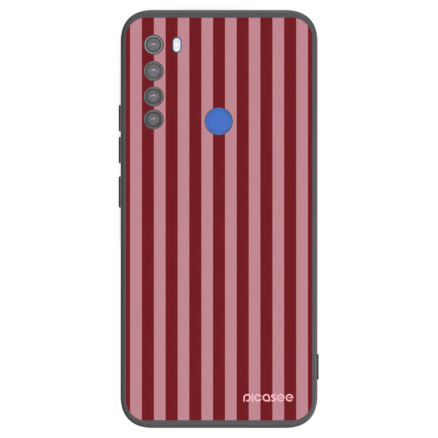 Picasee fekete szilikon tok az alábbi mobiltelefonokra Xiaomi Redmi Note 8T - Dawn