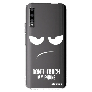 Picasee átlátszó szilikon tok az alábbi mobiltelefonokra Honor 9X Pro - Don't Touch My Phone