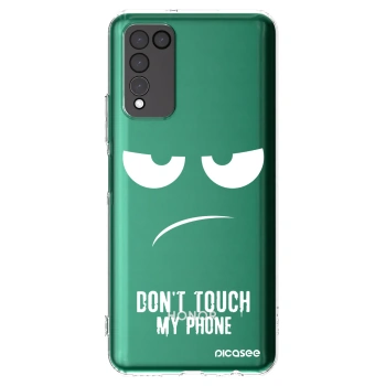 Picasee átlátszó szilikon tok az alábbi mobiltelefonokra Honor 10X Lite - Don't Touch My Phone