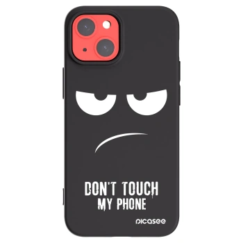 Picasee fekete szilikon tok az alábbi mobiltelefonokra Apple iPhone 13 mini - Don't Touch My Phone