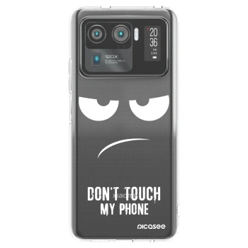 Picasee átlátszó szilikon tok az alábbi mobiltelefonokra Xiaomi Mi 11 Ultra - Don't Touch My Phone