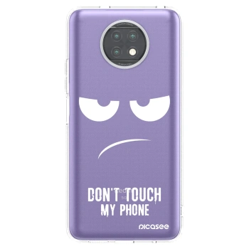 Picasee átlátszó szilikon tok az alábbi mobiltelefonokra Xiaomi Redmi Note 9T - Don't Touch My Phone