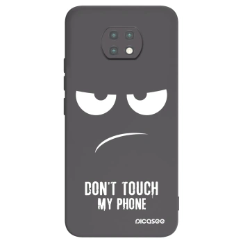 Picasee fekete szilikon tok az alábbi mobiltelefonokra Xiaomi Redmi Note 9T - Don't Touch My Phone