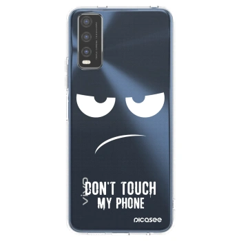 Picasee átlátszó szilikon tok az alábbi mobiltelefonokra Vivo Y20s - Don't Touch My Phone