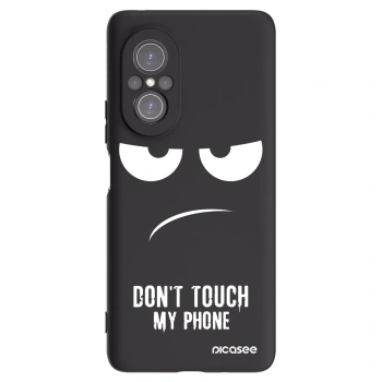 Picasee fekete szilikon tok az alábbi mobiltelefonokra Huawei Nova 9 SE - Don't Touch My Phone