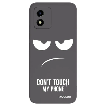 Picasee fekete szilikon tok az alábbi mobiltelefonokra Vivo Y01 - Don't Touch My Phone