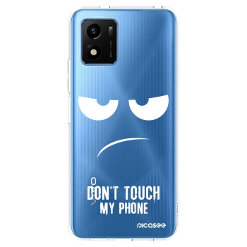 Picasee átlátszó szilikon tok az alábbi mobiltelefonokra Vivo Y01 - Don't Touch My Phone
