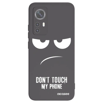 Picasee fekete szilikon tok az alábbi mobiltelefonokra Xiaomi 12X - Don't Touch My Phone
