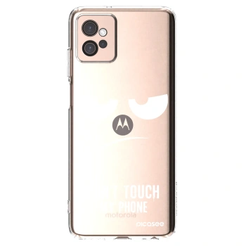 Picasee átlátszó szilikon tok az alábbi mobiltelefonokra Motorola Moto G32 - Don't Touch My Phone