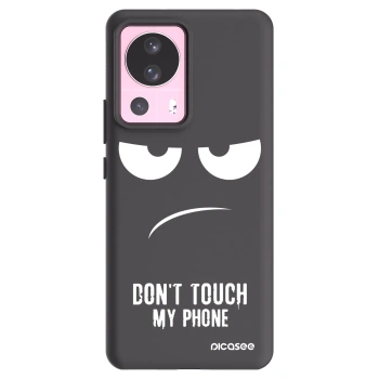 Picasee fekete szilikon tok az alábbi mobiltelefonokra Xiaomi 13 Lite - Don't Touch My Phone