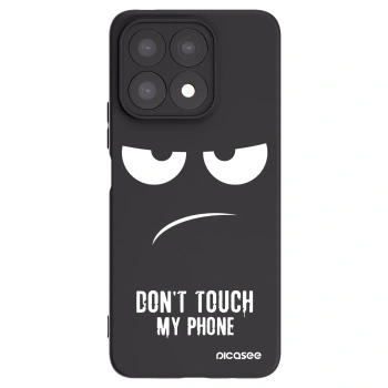 Picasee fekete szilikon tok az alábbi mobiltelefonokra Honor X8a - Don't Touch My Phone