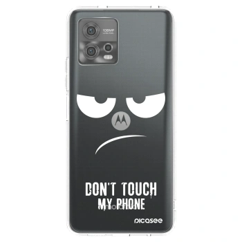 Picasee átlátszó szilikon tok az alábbi mobiltelefonokra Motorola Moto G72 - Don't Touch My Phone