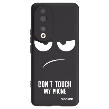 Picasee fekete szilikon tok az alábbi mobiltelefonokra Honor 90 5G - Don't Touch My Phone